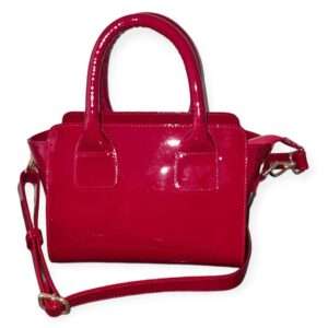 Cartera Valentina Charol - Rojo