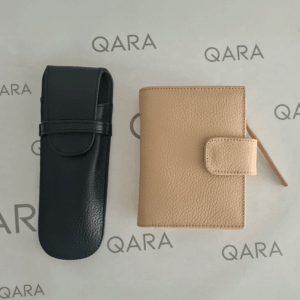 Billetera Mediana Nude 2 Cuerpos y Porta Lápiz