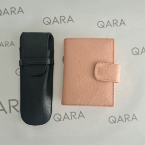 Billetera Mediana Nieve Salmón Cuerpos y Porta Lápiz